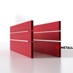 Планкен для забора 190 mm RAL 3003 – покрытие матовое, толщина 0,45 мм в Томске | фото 4