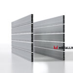 Планкен для забора ранчо 120 mm RAL 7004 – покрытие матовое, толщина 0,45 мм в Томске | фото 1